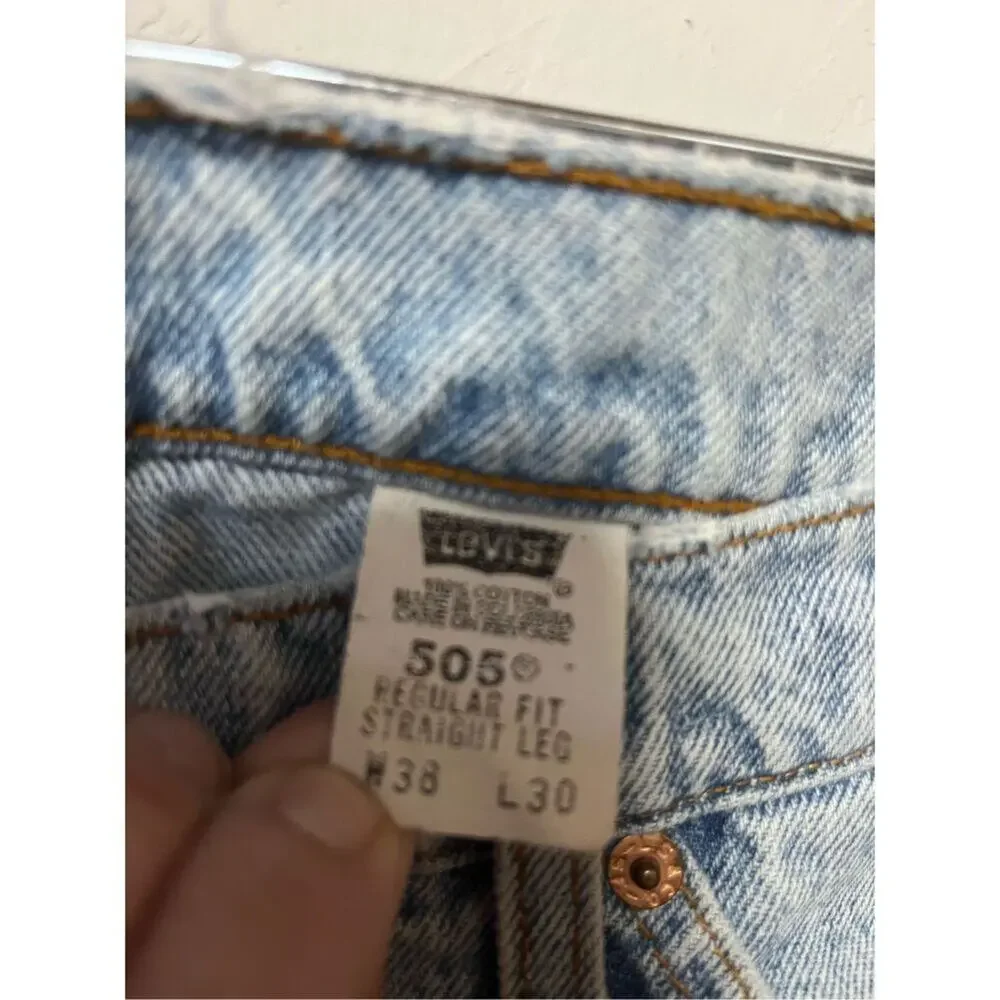 1997 Orange Tab 505 Levi’s‎ Sz 38x30